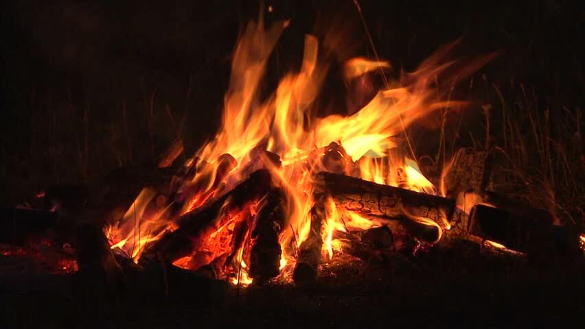 Firewood Delivery - Campfire Background